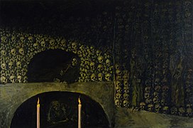 Kapusiinimunkkien hautakammio, 1914