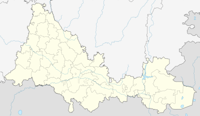 Location map Orenburgo sritis