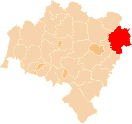 Powiat Powiat oleśnicki v Dolnosliezskom vojvodstve (klikacia mapa)