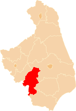 Location within the voivodeship