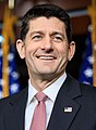 Paul Ryan, candidat du Parti républicain à la vice-présidence en 2012, représentant du Wisconsin depuis 1999 et président de la Chambre des représentants des États-Unis depuis 2015[81].