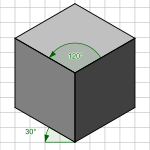 Isometric cube