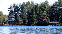 Pine Tree Point on Upper St. Regis Lake