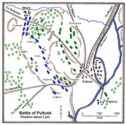 Battle of Pułtusk about 3 PM
