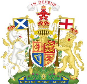 Royal Coat of Arms of the United Kingdom used ...