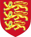 Royal Arms of England, based on the 12th-century Plantagenet coat of arms
