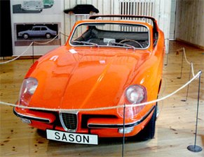 SAAB Catherina på Västergötlands museums utställning om Sixten Sason.