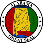 Description de l'image Seal of Alabama.svg.