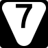 State Route 7 secondary marker