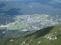 Seefeld nähtuna Reither Spitze mäelt