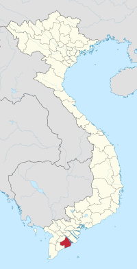 Sóc Trăng'ın Vietnam'daki konumu