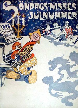 Cover of the Söndags-Nisse 1898 Christmas issu...