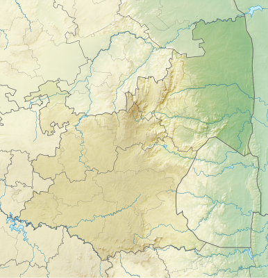 Location map Sooth Africae Mpumalanga