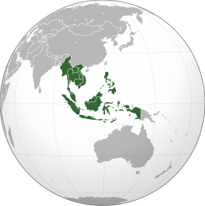 Topography of Southeast Asia.