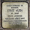 Stolperstein Emser Brücke Ernst Muth