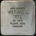 Stolperstein für Wolfgang L. Tietz