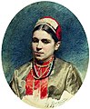 Pelageja Sztrepetova színésznő portréja (1886)