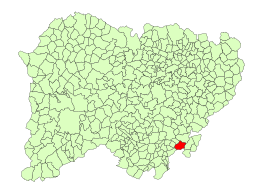 Santibáñez de Béjar - Localizazion