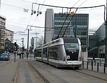 Captage par perches, sur la dernière caisse (caisse B) à Nancy.