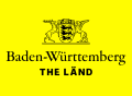 Baden-Württemberg The Länd mit großem Landeswappen