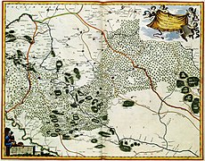 Карта Брацлавського воєводства (XVII ст.)