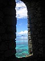 View from the watchtower. View is of Manui and Kamaka