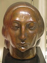 Head of a Woman. Brons, Smithsonian American Art Museum, 1935
