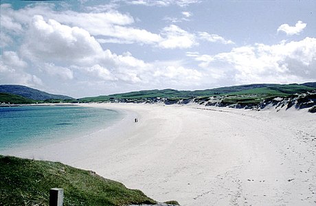 White sands of Vatersay Bay, Vatersay. - geograph.org.uk - 75643.jpg