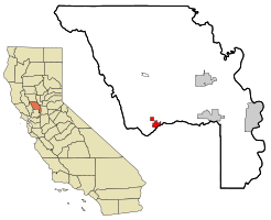 Location in Yolo County and the U.S. state of California