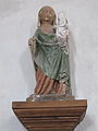 La statue de sainte Anne portant la Vierge enfant.