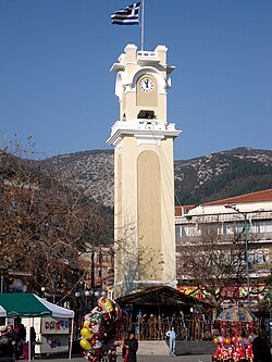 Часовниковата кула, построена от помака Хаджи Емин ага в 1870 г.