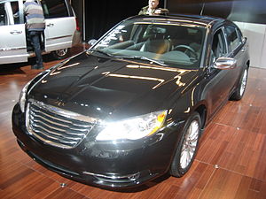 English: 2011 Chrysler 200 demonstration at th...