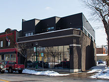Rhymesayers Entertainment is headquartered in the same building as its former music store, Fifth Element, in Uptown, Minneapolis, 2013. 2013-0314-FifthElement-Rhymesayers.jpg