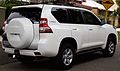 2015 Toyota Land Cruiser Prado with body coloured shell cover