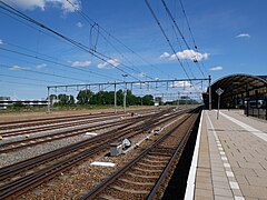 Nijmegen-Centrum, Abstellgleise am Bahnhof Nijmegen