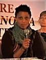 Ethiopian Italian entrepreneur Agitu Ideo Gudeta at the OltrEconomia Festal 2016, Trento