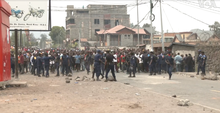 Anti-MONUSCO protests in Goma, July 2022. Anti-MONUSCO protests in Goma in July 2022.png