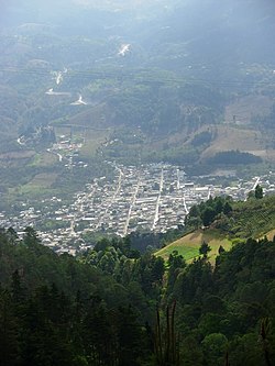 Mataquescuintla seen from Miramundo and Pino Dulce