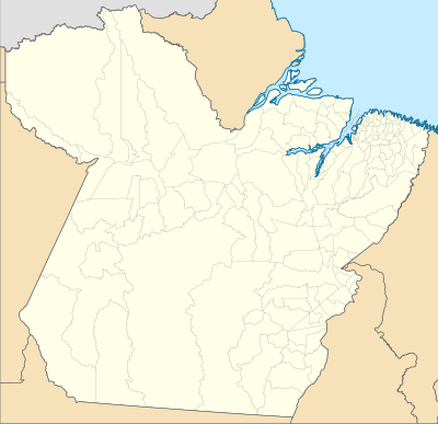 Mapa de localización de Pará