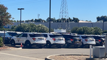 A fresh group of 2020 Generation California Highway Patrol FPIU's sit idle at the academy's Fleet Operations Section in West Sacramento waiting to be delivered to their new respective homes. CHP 2020s at Fleet Operations.png