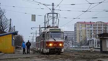 Cистема багатьох одиниць з трамваїв Tatra-T3SUCS №3011 та Tatra-T3SUCS №3012