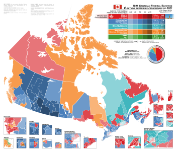 Map of actual election results