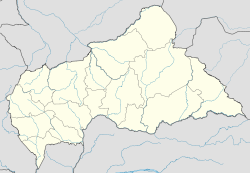 Bambari is located in Central African Republic