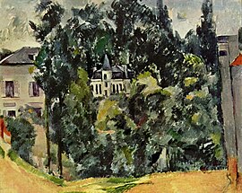 The château de Marines, by Paul Cézanne, 1888-90