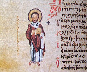 John Chrysostom ad marginem of Chludov Psalter