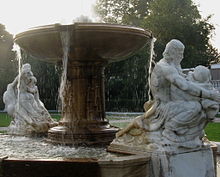 Chester Beach's 1927 Fountain of the Waters adjacent the museum's main entrance in Wade Park. Clevelandartfountain.jpg