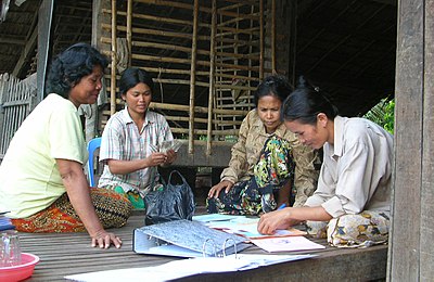 Community-based saving bank in Cambodia