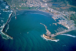 Вид с воздуха на гавань Кресент-Сити в Калифорнии.jpg