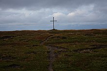 A cross close to the church in Grense Jakobselv, Norway Cross in Grense Jakobselv.JPG