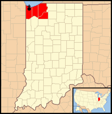 Territory of the Diocese of Gary